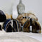 Black Agate Bookend Pair - 1 to 3 lb - Geode Bookend - Home Decor - Crystal and Stones BKE