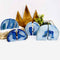 Blue Agate Bookend Pair - 6 to 9 lb - Geode Bookend - Home Decor - Crystal and Stones BKE