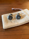 David Yurman Sterling Silver & Forged Carbon Cufflinks