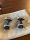 David Yurman Sterling Silver & Forged Carbon Cufflinks