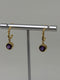Vintage Tiffany and Co. Amethyst 18k Gold Drop Earrings, 2.0CTW