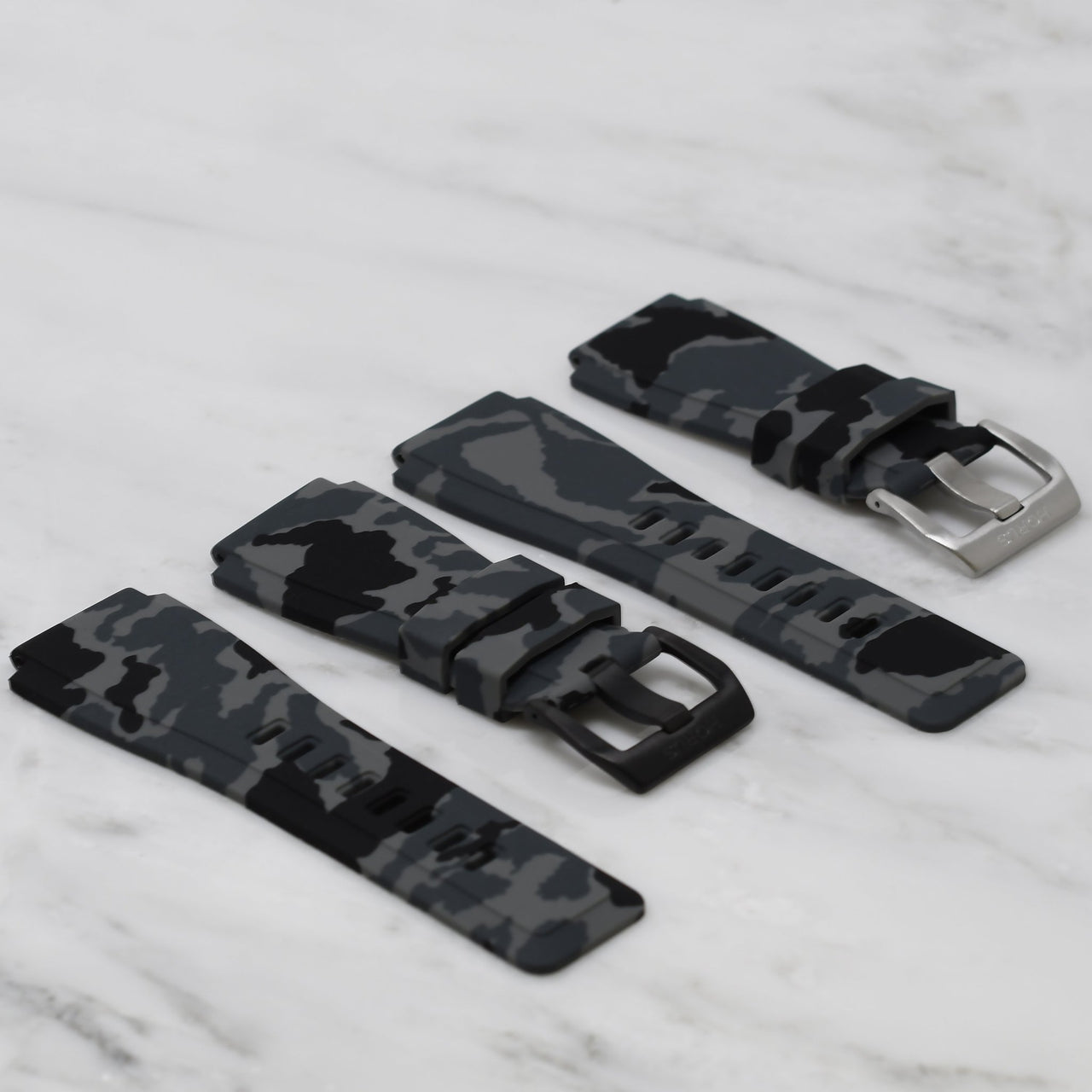HORUS Bell & Ross Graphite Camo Strap, BR-01 & BR-03