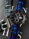 HORUS Blue Digital Camo Rubber Strap, 22mm