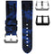 HORUS Blue Digital Camo Rubber Strap, 24mm
