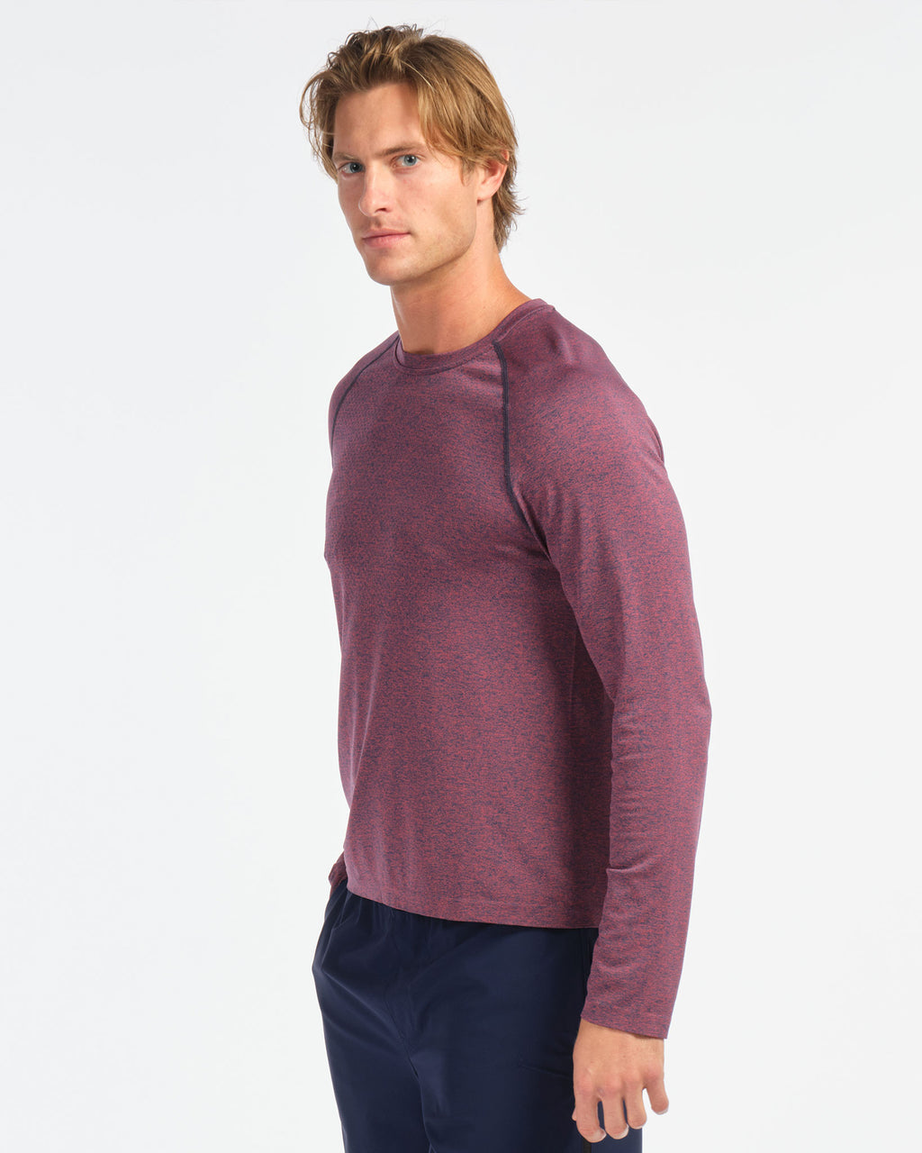 Versatility Seamless Long Sleeve, Dry Rose Heather