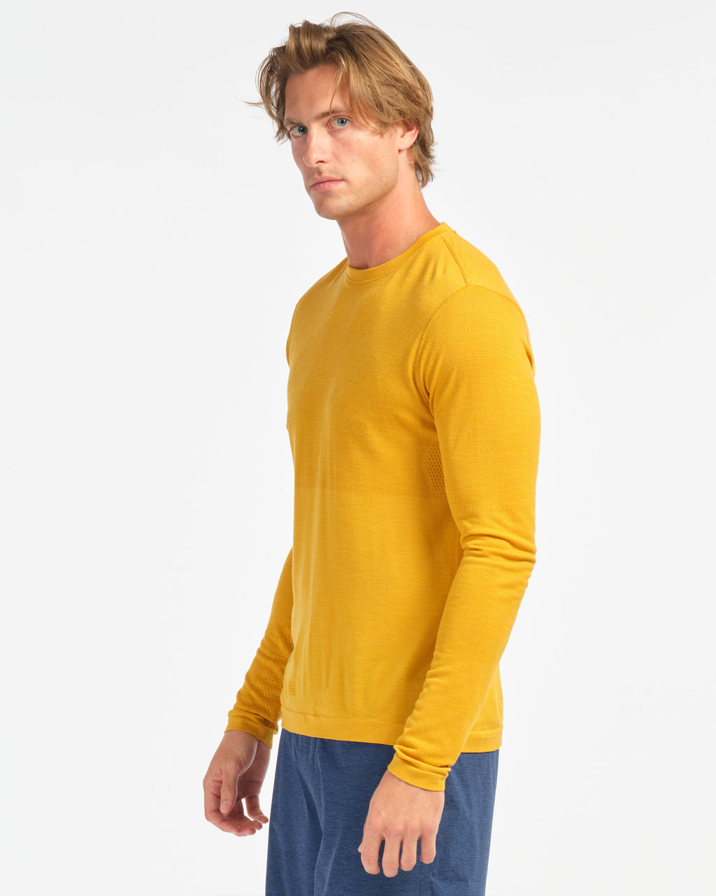 Taupo Wool Seamless Long Sleeve, Autumn Blaze