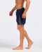 Fletcher Trunk, Navy Stripe 6" Inseam