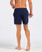 Fletcher Trunk, Navy Stripe 6" Inseam