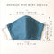Washable Chambray Face Mask, Adult Size, Package of 5