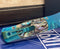 Jade Green Anodized Tesoro Custom, Abalone & Damascus