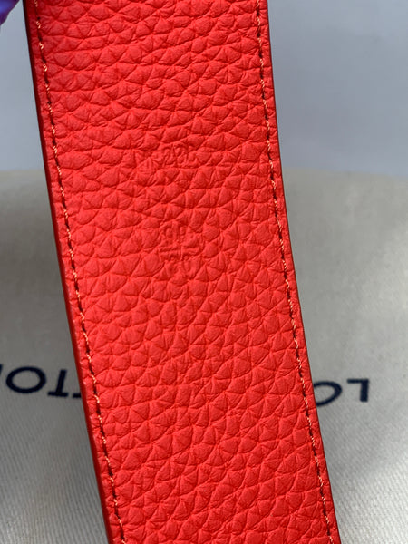 Louis Vuitton, Accessories, Louis Vuitton X Virgil Abloh 4mm90 Belt Orange