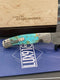 El Ray Damascus Custom, Natural Kingman Turquoise