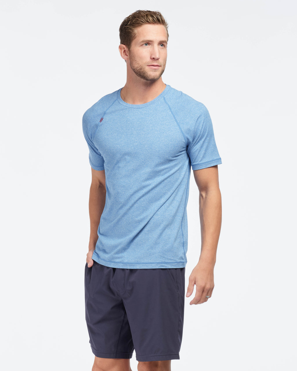 Reign Short Sleeve, Track Blue Heather