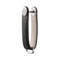 Orbitkey Key Organizer 2.0 Leather, Black with Tan Stitching