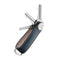 Orbitkey Key Organizer 2.0 Leather, Navy with Tan Stitching