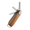 Orbitkey Key Organizer 2.0 Leather, Tan with White Stitching
