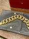 Custom Solid 14K Yellow Gold Curb Link Chain Bracelet, 7.75"