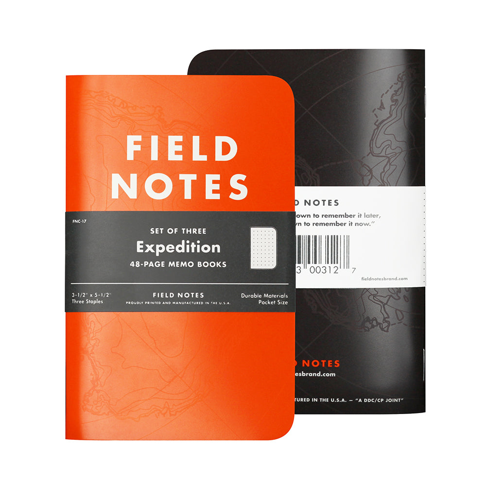 FNC-17 Expedition Edition, 3 Pack of 48-Page Memo Books