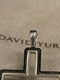 David Yurman 24mm Sterling Silver & Forged Carbon Cross