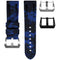 HORUS Rolex Navy Blue Digital Camo Rubber Strap, 40mm