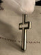 David Yurman 24mm Sterling Silver & Forged Carbon Cross