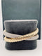 David Yurman, 18k Gold & Pave Diamond Crossover Cable Bracelet