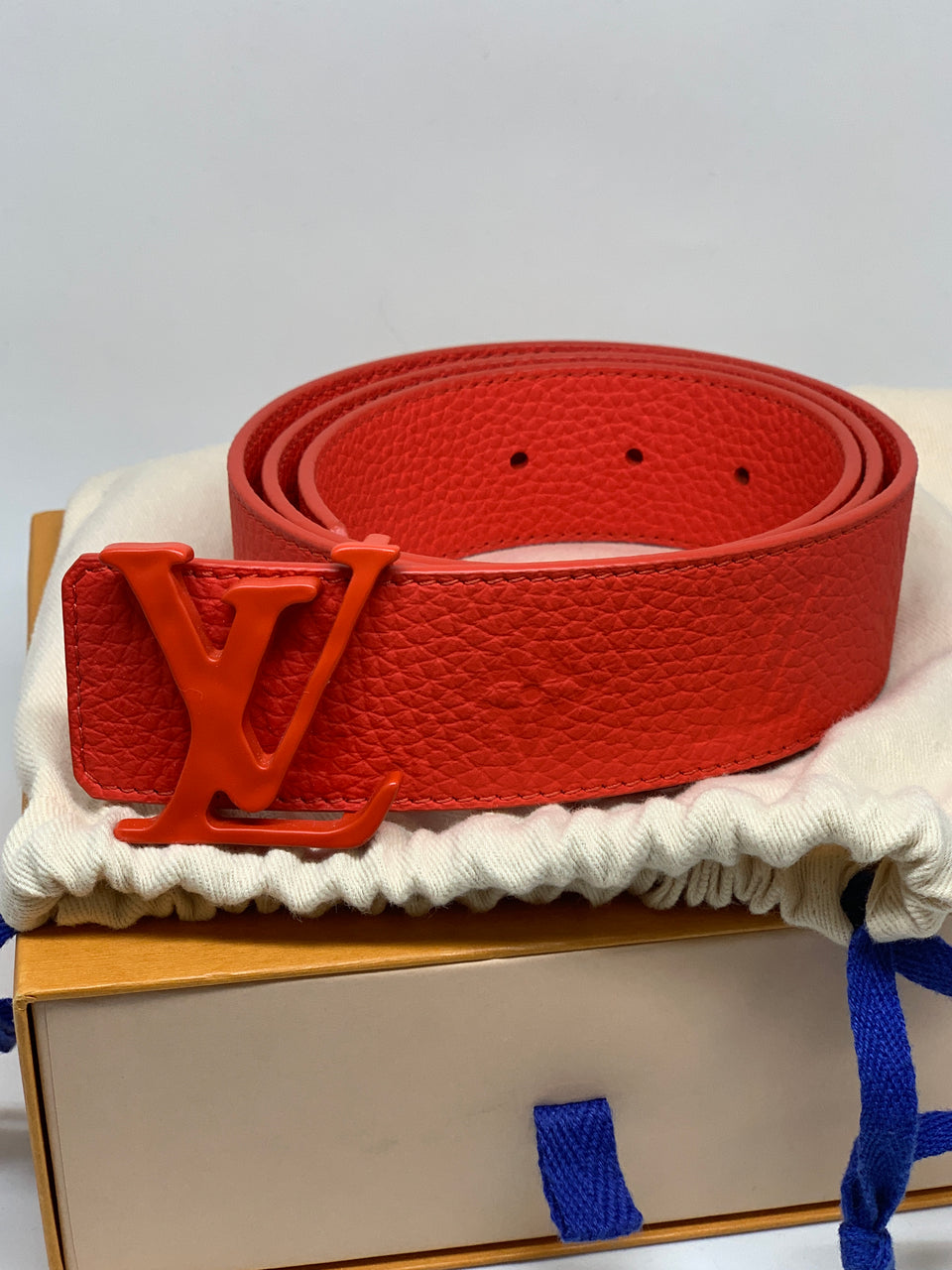 Sell Louis Vuitton X Virgil Abloh SS19 Monogram Belt - Red