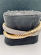 David Yurman, 18k Gold & Pave Diamond Crossover Cable Bracelet