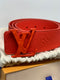 Louis Vuitton x Virgil Abloh Shape Belt, Red